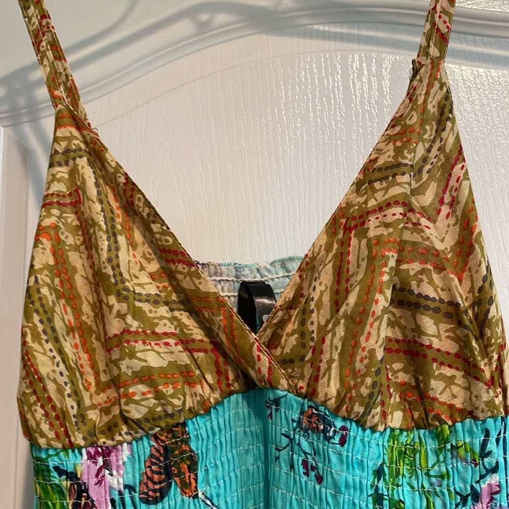 NWT Colorful Patchwork Sundress - Picture 3 of 9